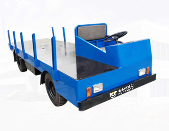 单边敞篷电动平板车